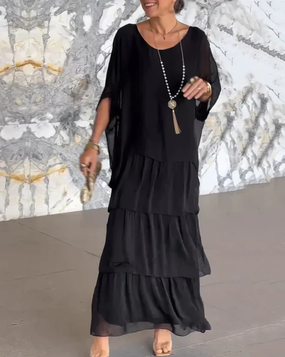 ELEGANTE ABITO MAXI FLUIDO