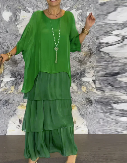 ELEGANTE ABITO MAXI FLUIDO
